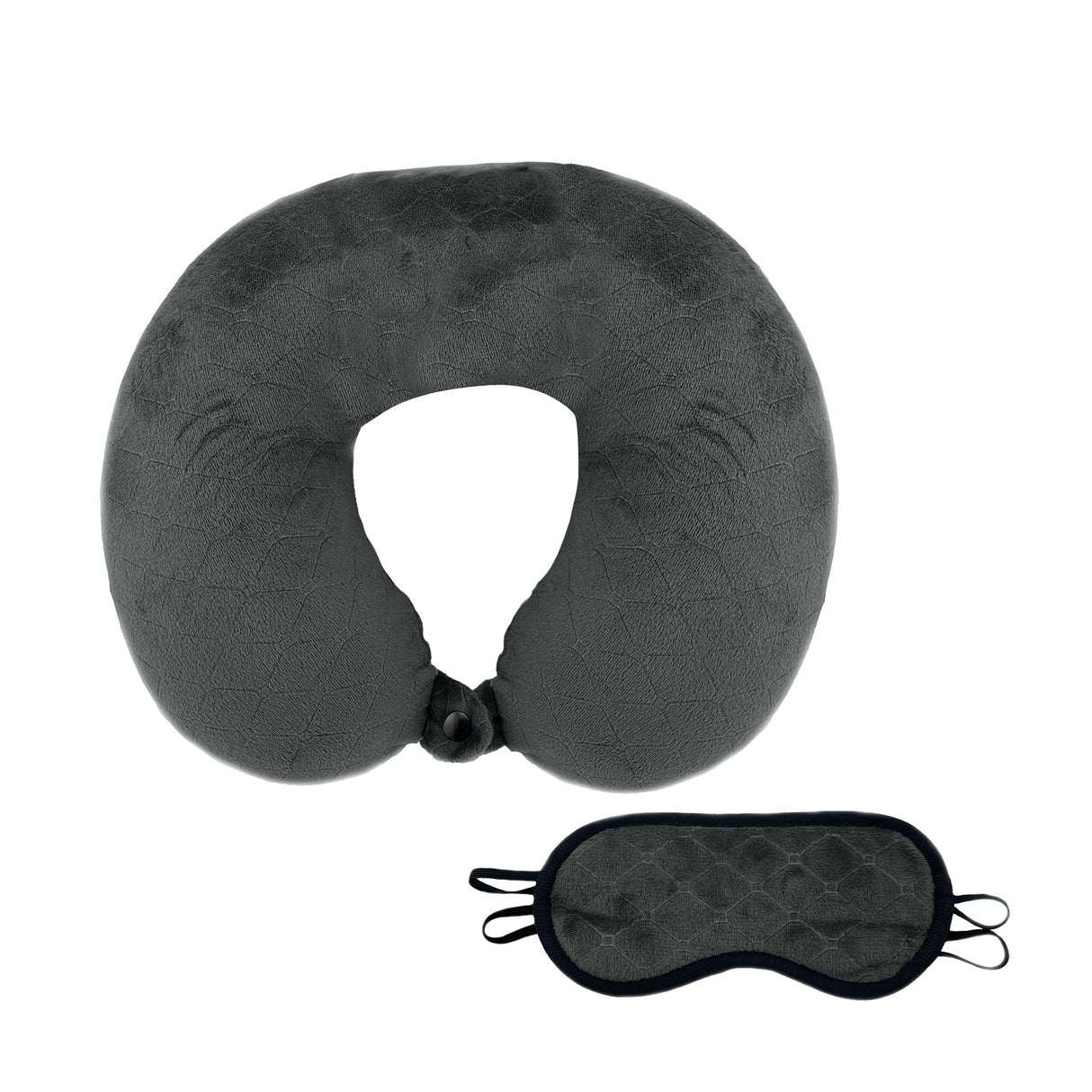 Memory Foam Travel Pillow with Sleep Mask by Pursonic