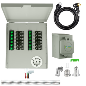 12-Circuit 120/240V 50A Non-Automatic Transfer Switch