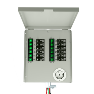 12-Circuit 120/240V 50A Non-Automatic Transfer Switch