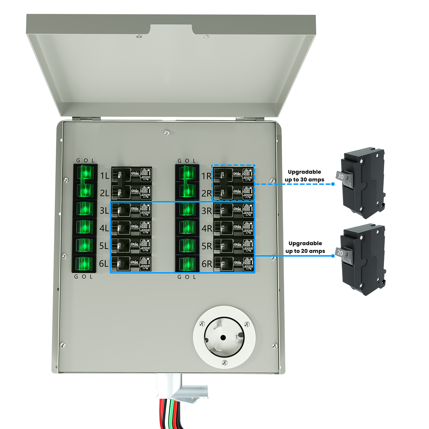 Powerhouse Gen 2 Solar Generator and Transfer Switch