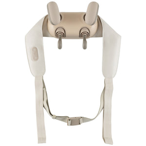 Neck Shoulder Massager with 2 Heat Levels for Pain Relief-Beige