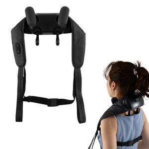 Neck Shoulder Massager with 2 Heat Levels for Pain Relief-Black