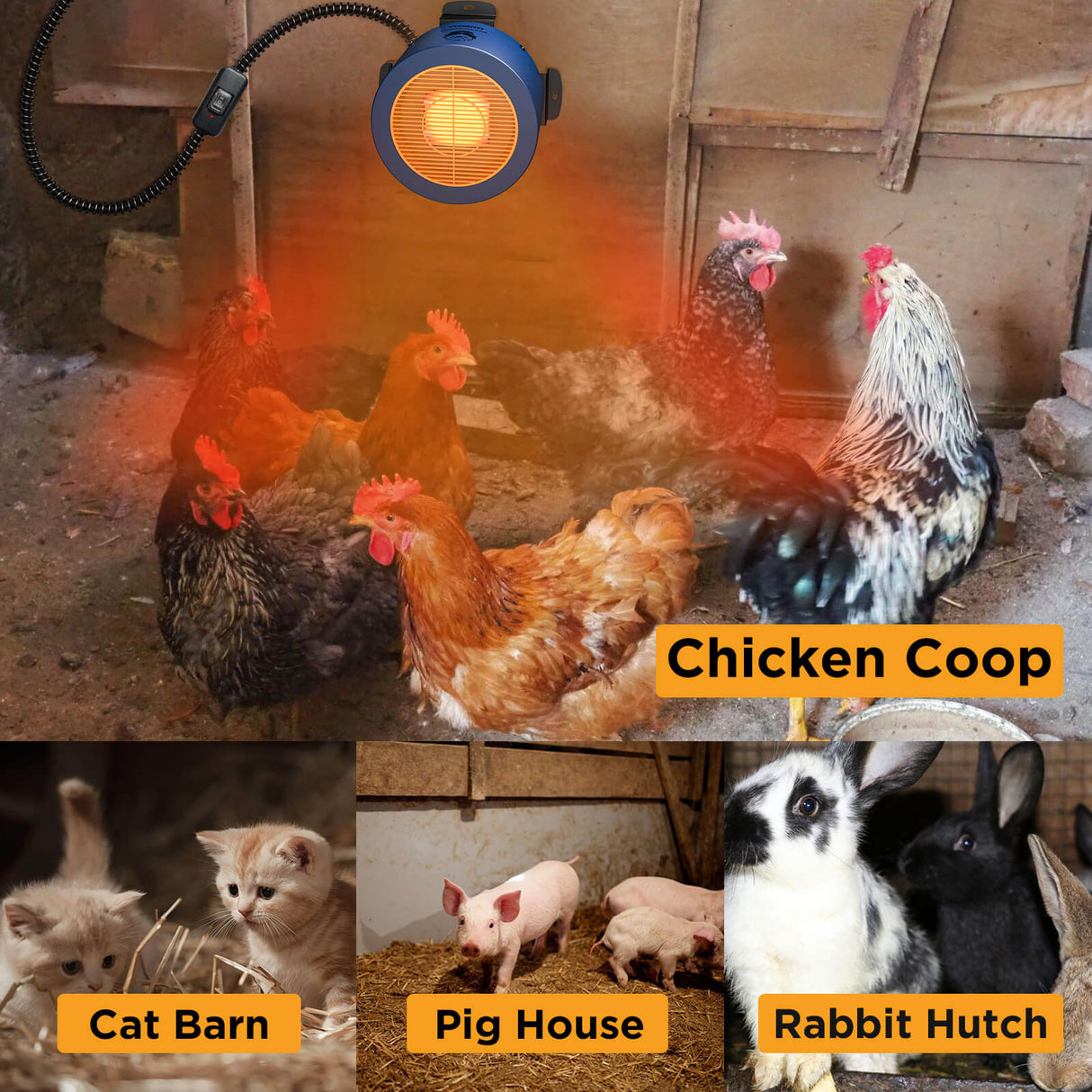 (Open Box) Neighborhood DH400A Dog House Heater