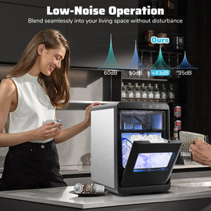 3 Pieces PE Rattan Conversation Chairs with Tempered Glass Coffee Table for Garden Porch-Navy