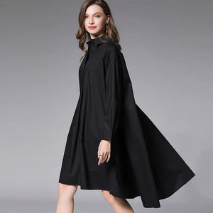 Loose Fashion Women's Shirt Dress
