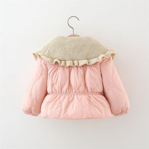 Winter Thick Cotton-padded Coat Girl Thermal Children's Clothing Top