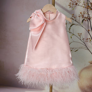 Summer New Patchwork Mesh Girls' Dress