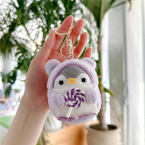 Crossdressing Penguin Doll Ice Cream Small Pendant Shaper Doll