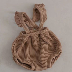 Newborn Lace Overalls Infant Toddler Triangle Shorts