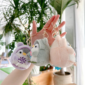 Crossdressing Penguin Doll Ice Cream Small Pendant Shaper Doll