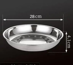 Stainless Steel Tableware Dinner Plate