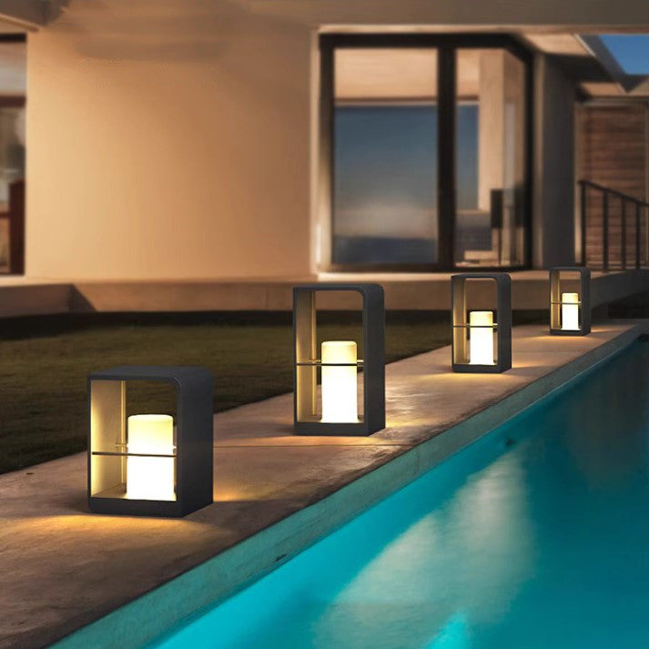 Solar powered Rectangular Path Lights
