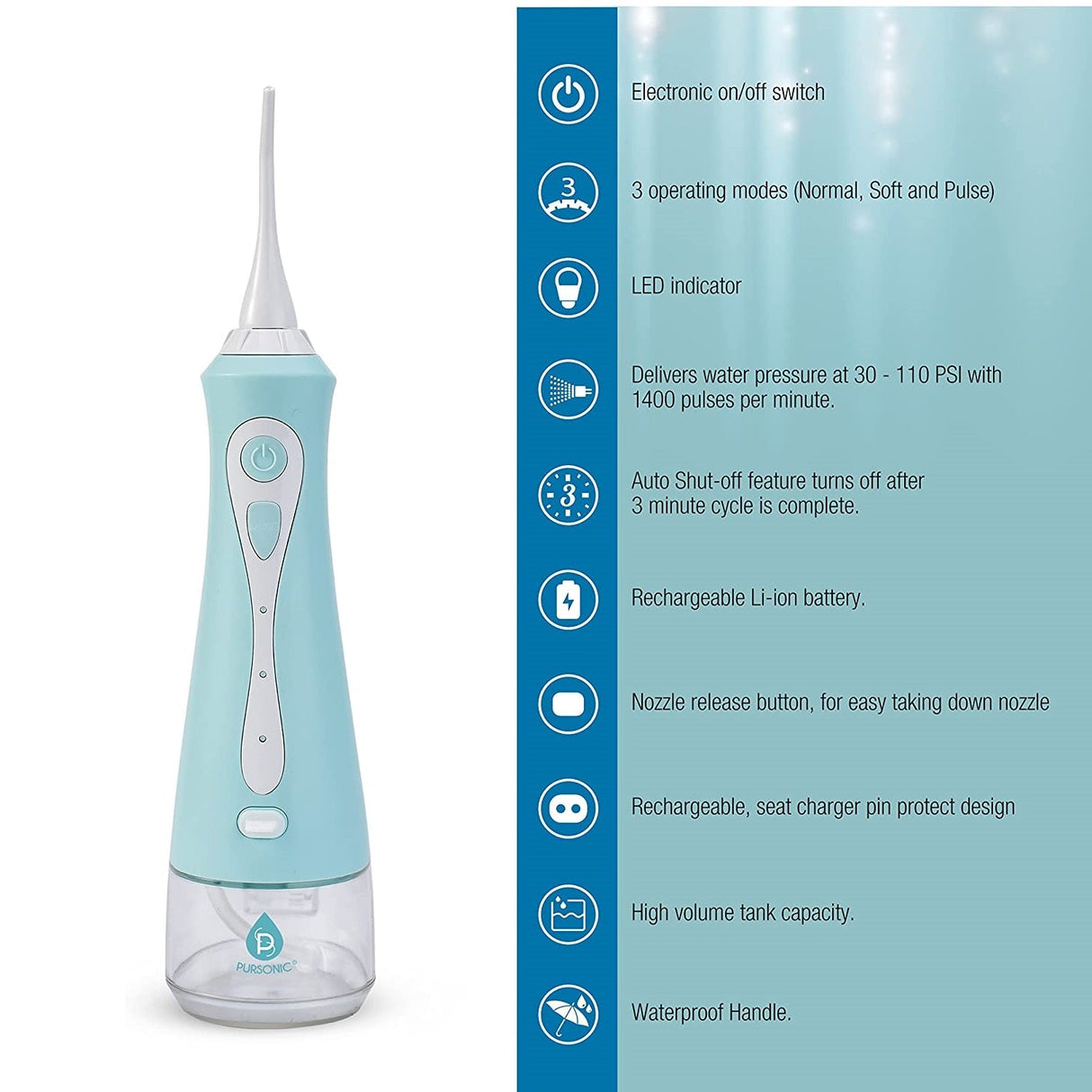 USB Rechargeable Oral Irrigator