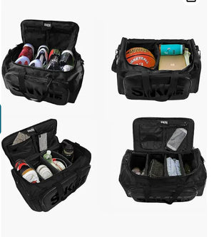 Sneaker Duffel Travel Bag for Men Shoe Bags for Travel Sneaker Bag Basketball Outdoor Sports Gym Bag Travel shoe bag With 3 Adjustable Compartment Dividers Travel Shoe Bags
