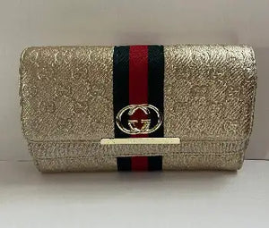 Lux Clutch Bag with  Chain Handle