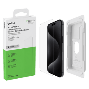 Belkin Glass Screen Protector with EZ Tray for Apple iPhone 16 Pro Max by Belkin