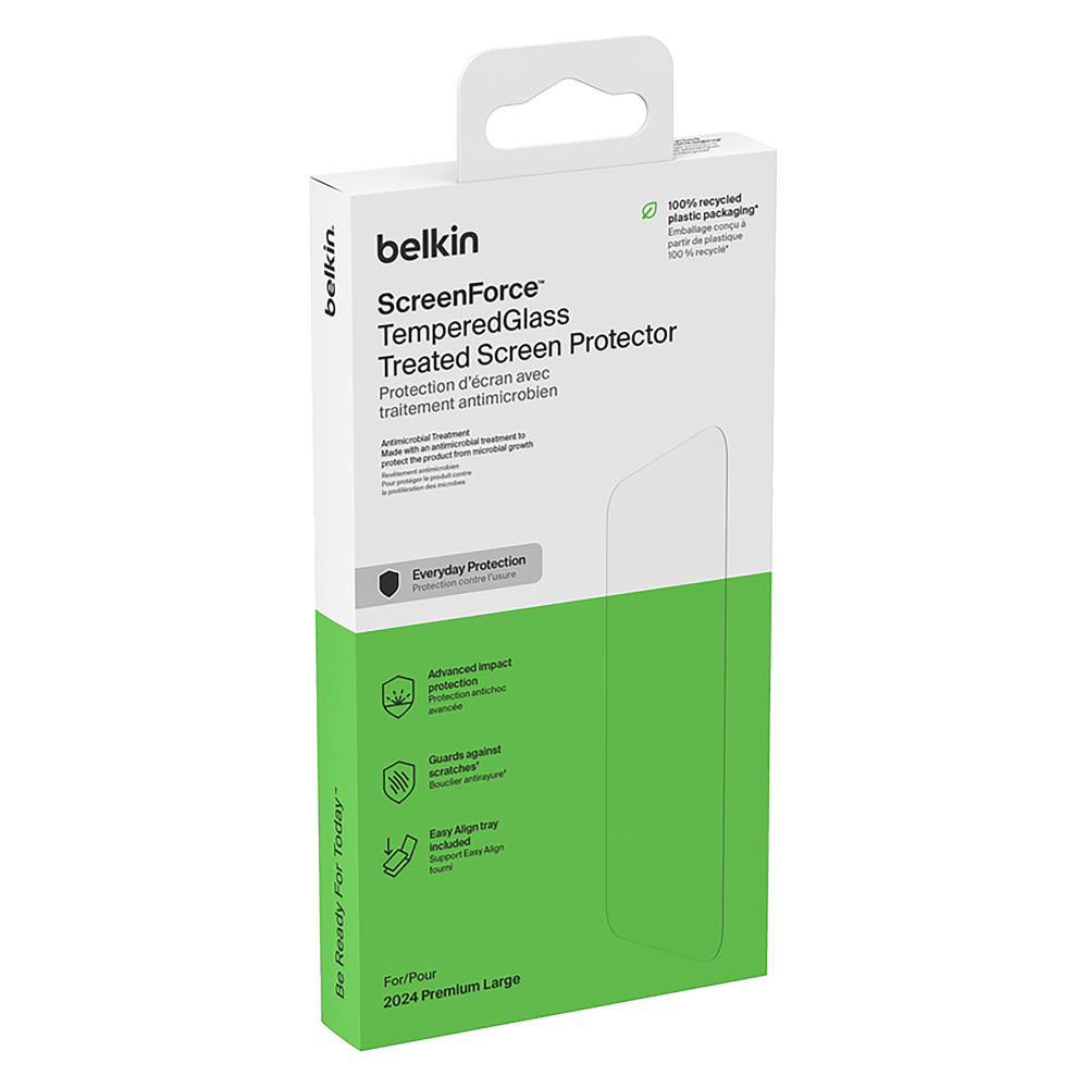 Belkin Glass Screen Protector with EZ Tray for Apple iPhone 16 Pro Max by Belkin