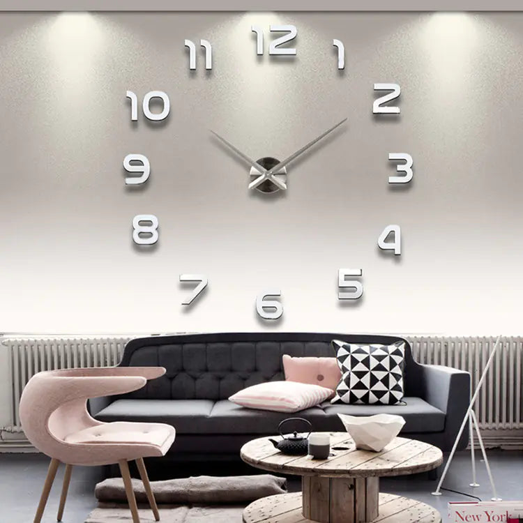 Artistic Wall Clock for Living Room Décor