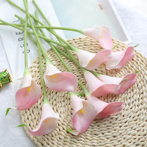 Artificial Calla Lily Decor for Living Room & Dining Table