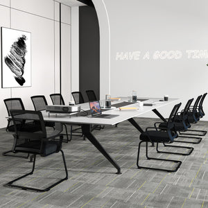 Office Guest Chair with Lumbar Support for Waiting Room-2 Pieces