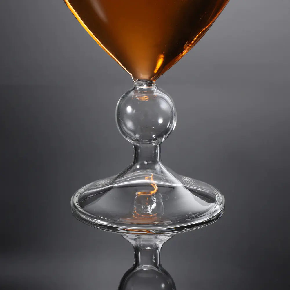 Heart-Shaped Cocktail Glass - Creative Japanese Design