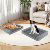Orthopedic Foam Dog Bed Large Dog Sofa Couch with Removable Cover-L