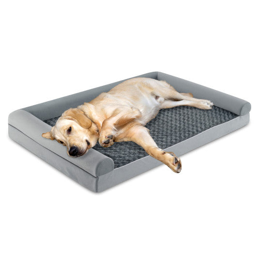 Orthopedic Foam Dog Bed Large Dog Sofa Couch with Removable Cover-XXL