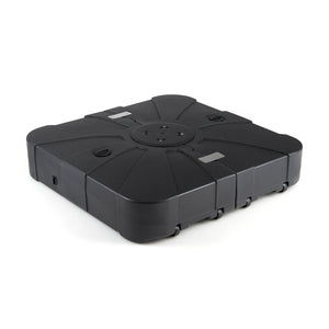 Outdoor Cantilever Umbrella Base Square Water and Sand Fillable Base-34 Inches