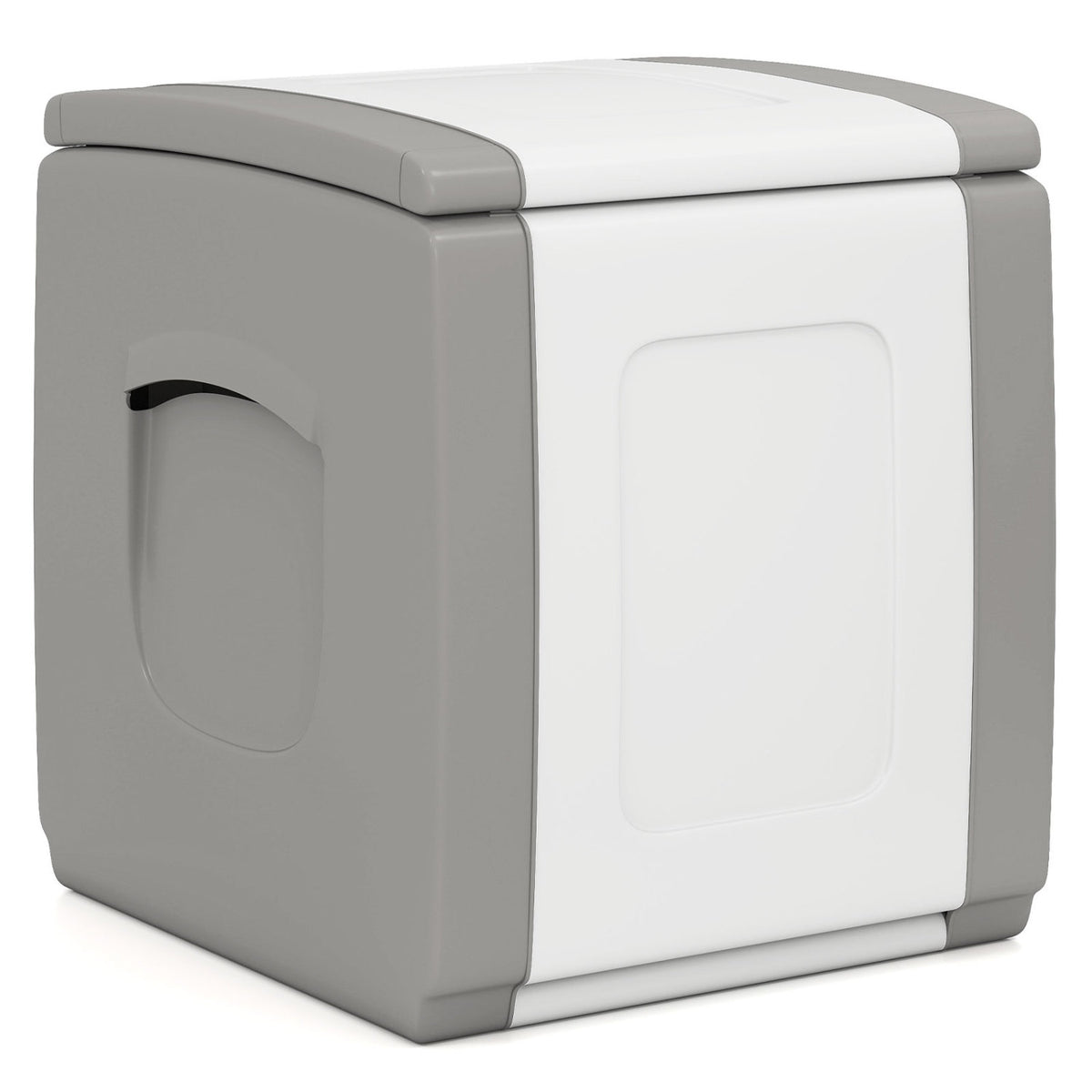 Outdoor Deck Box with Lid for Packages and Garden-Gray