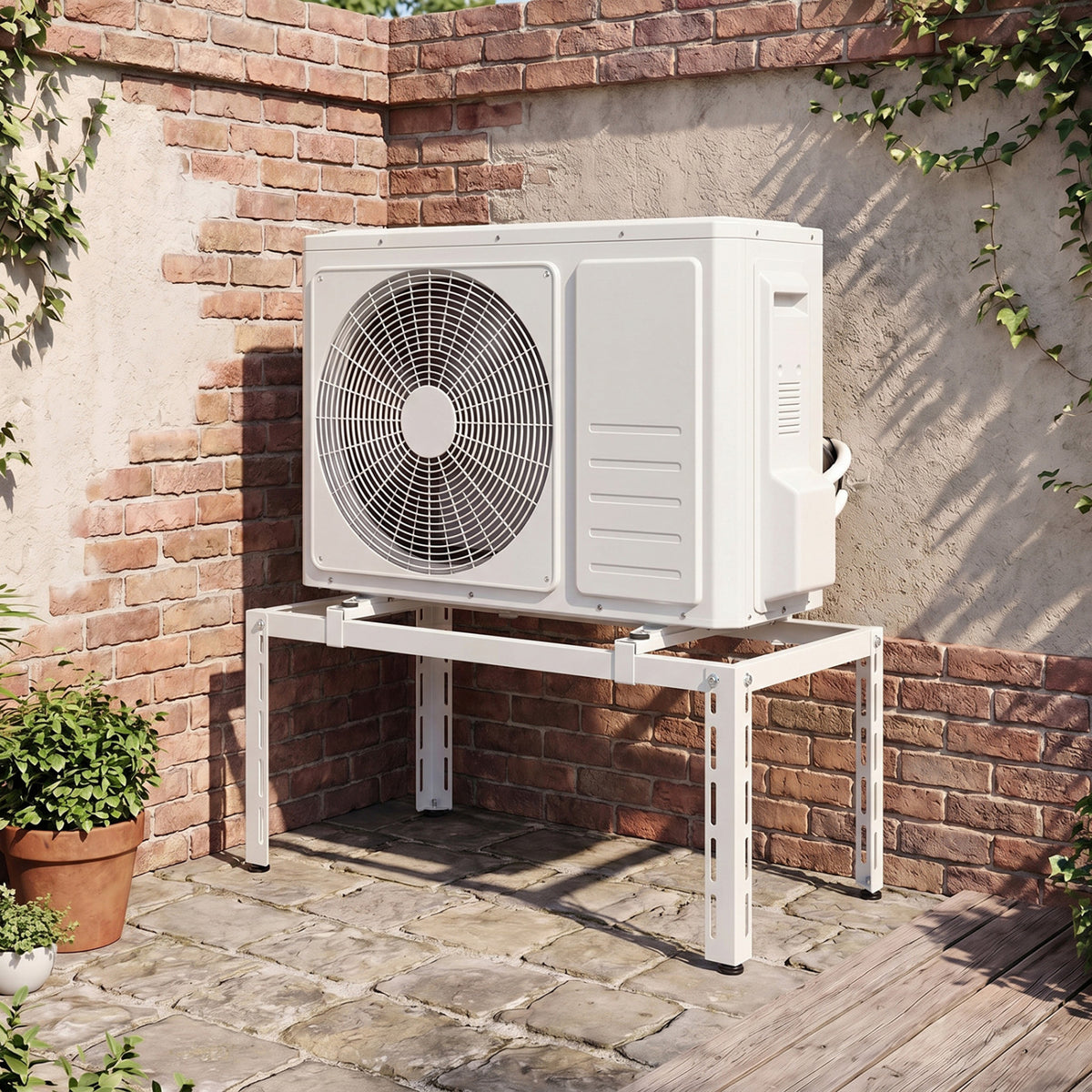 Outdoor Heavy-Duty AC Base for 9000-36000 BTU Ductless Air Conditioners Heat Pump