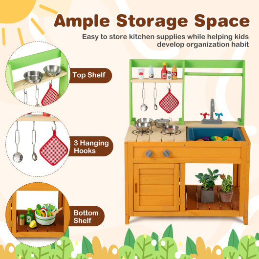 Dressing Desk with 3 Color Lighting and Hair Dryer Stand-White