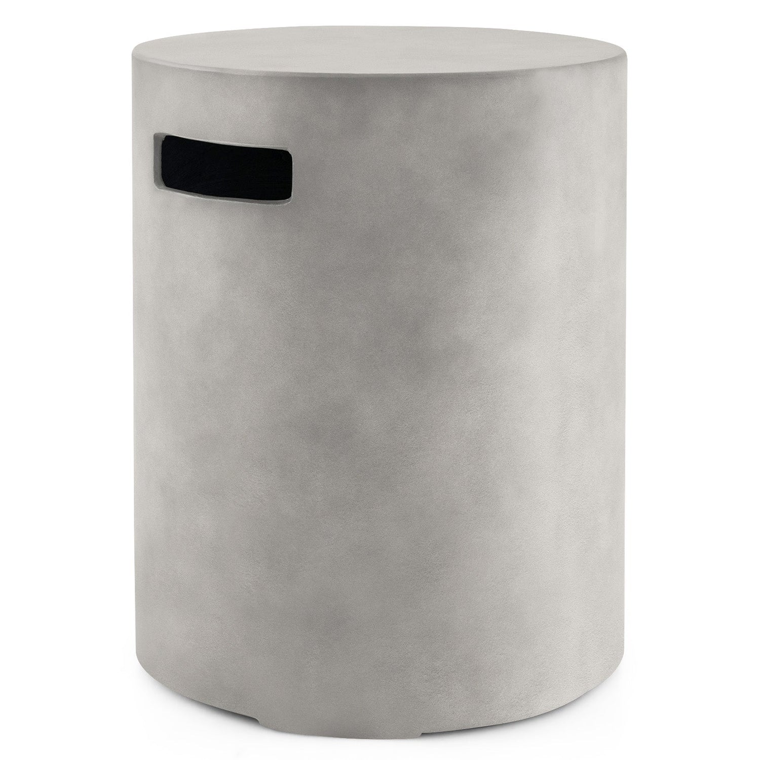 Outdoor Weather Resistant Tank Hideaway Table Fits Standard 20 LBS Propane Gas Tank for Fire Pits