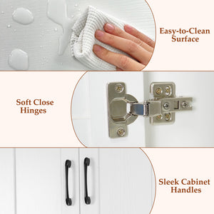 Over Toilet Space Saver Bathroom Organizer with Storage Cabinet