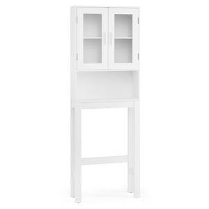 Over the Toilet Bathroom Storage Cabinet with Adjustable Shelf