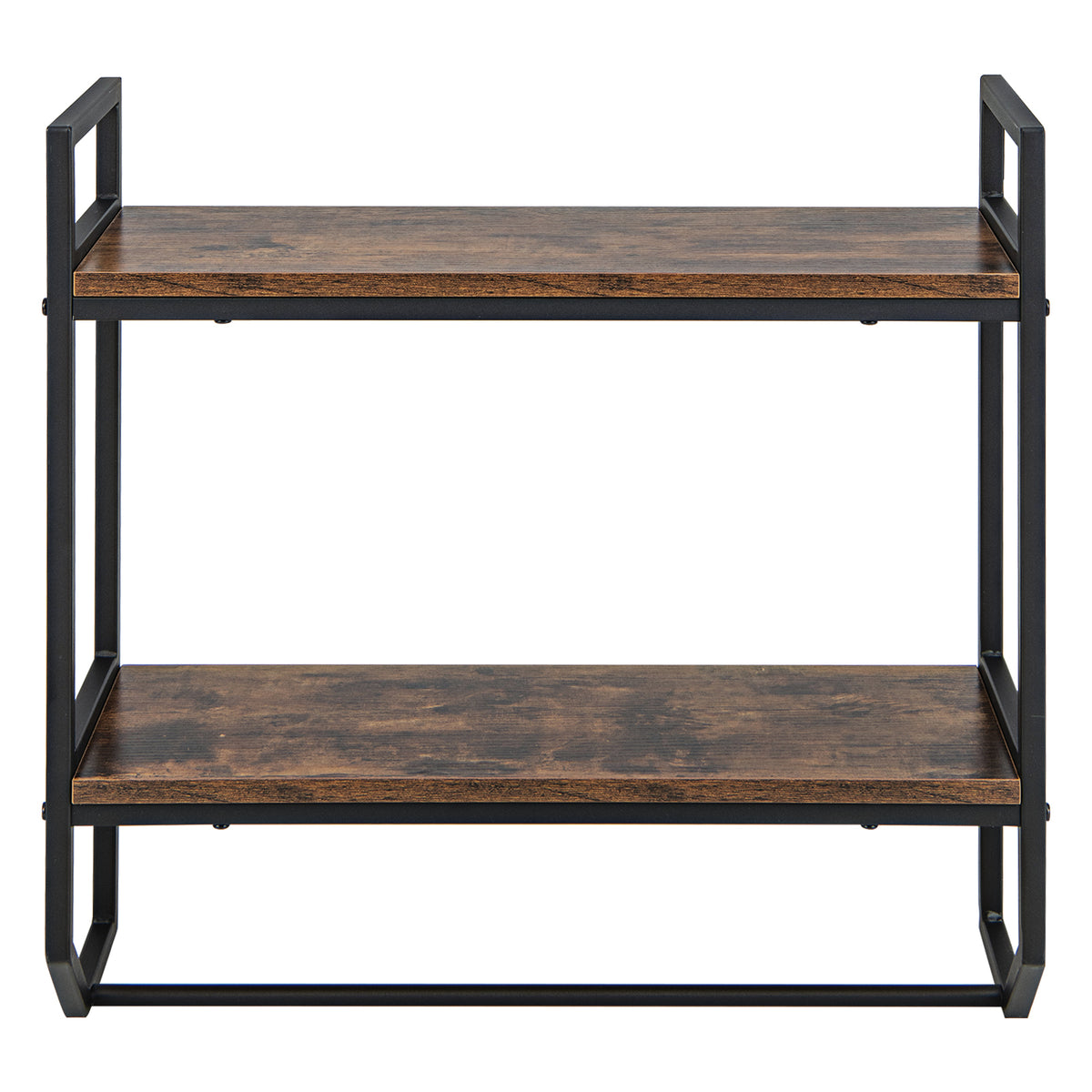 Over the Toilet Shelf Wall Mounted with Metal Frame for Bathroom