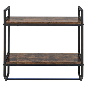Over the Toilet Shelf Wall Mounted with Metal Frame for Bathroom
