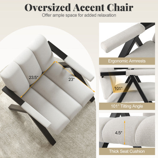 360° Swivel Jewelry Armoire Standing Jewelry Organizer with Full Length Mirror and Back Shelves-White
