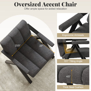 360° Swivel Jewelry Armoire Standing Jewelry Organizer with Full Length Mirror and Back Shelves-Rustic Brown