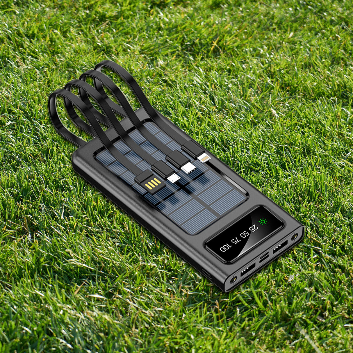 Adventure Power & Sound Bundle – Portable Solar Power Bank + 360° Wireless Speaker by Pursonic