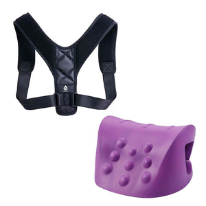 Pursonic Ultimate Posture and Neck Relief Bundle – Adjustable Posture Corrector & Neck and Shoulder Relaxer by Pursonic