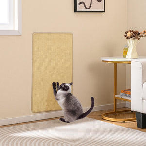 4 Pieces Cat Scratcher Mat Set 32  x 20 Inch Pads for Cats