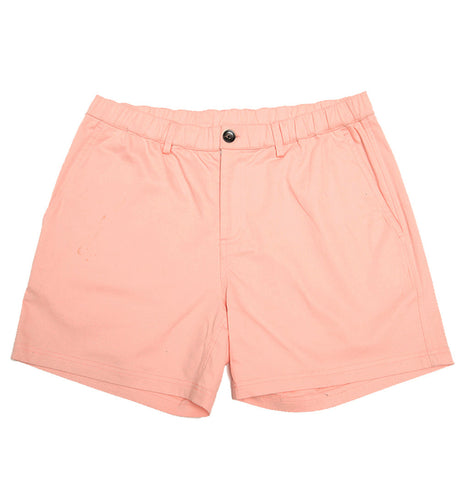 PINK COTTON STRETCH SHORTS