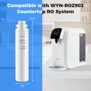 RO Filter Replacement for Countertop Reverse Osmosis System 0.0001 Micron