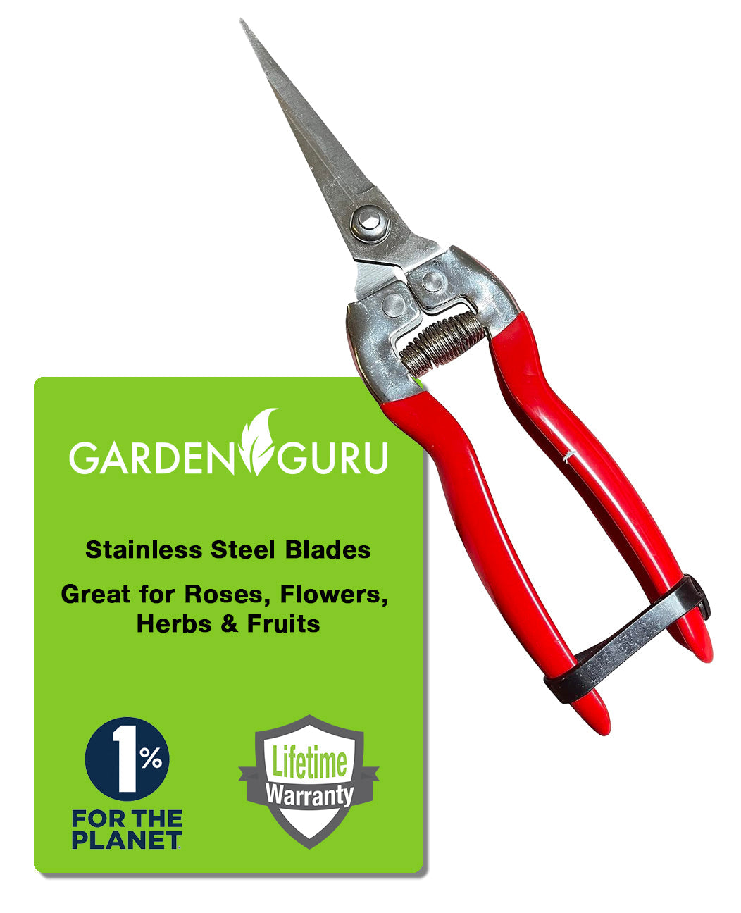 8-Inch Pruning Snips by Garden Guru