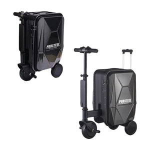 Pursteel Electric Ride-On Luggage – Smart Travel with Speed, Storage & Style by Pursonic