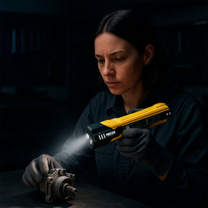 Pursonic UltraBright Flashlight + Handy Solutions 39-Piece Household Tool Kit Bundle by Pursonic