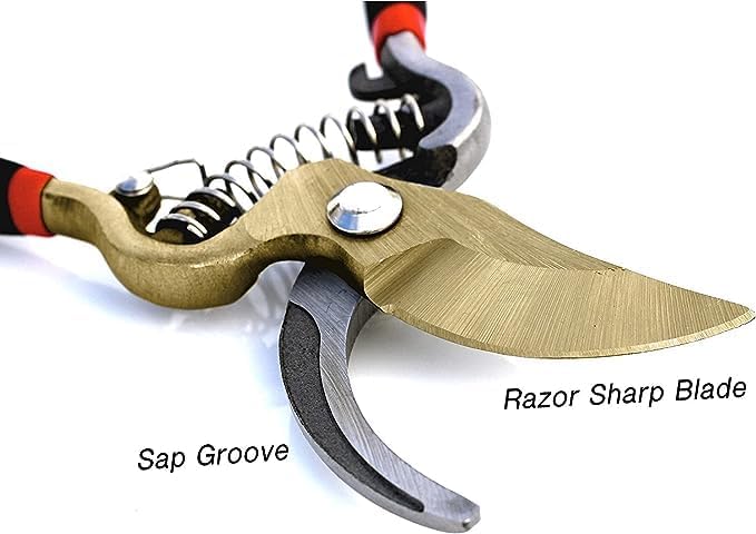 Titanium Bypass Pruner by Garden Guru