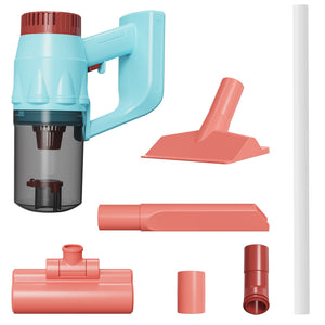 Contixo Kids Cleaning Toy Set, 3-in-1 Vacuum Cleaner Toy with Real Suction, Sound Effects/Music/Light, Pretend Play Housekeeping Toy Gift for Girls & Boys by Contixo