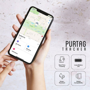 Smart Travel Set: Electric Luggage, Purtag Tracker & Memory Foam Pillow