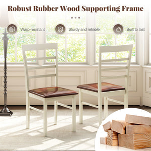 Toddler Tricycle with Adjustable Seat and Storage Baskets for 1.5-5 Years Old-White